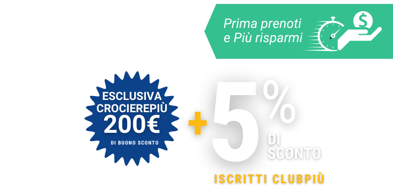 Voucher di 200 Esclusive CrocierePiù