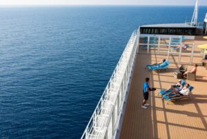 solarium a bordo di Costa Crociere