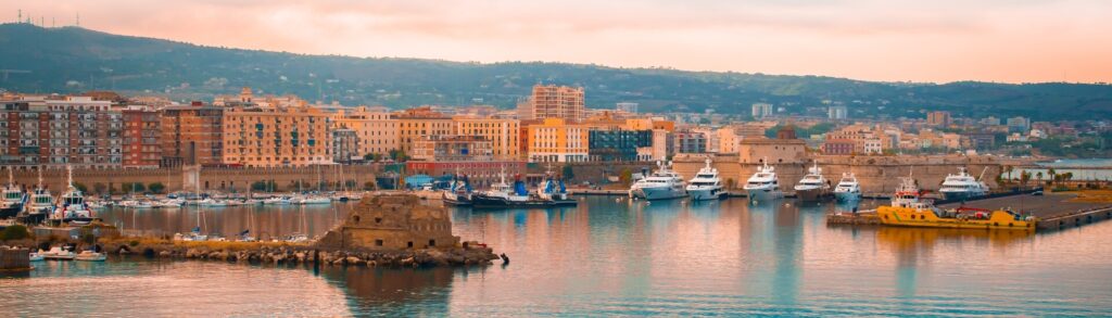 guida all'imbarco dal porto di Civitavecchia